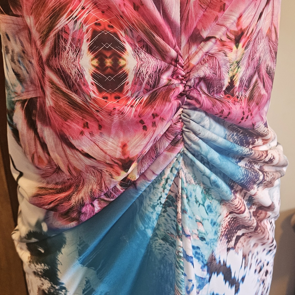 VENUS Pink and Blue Maxi Dress - Picture 4 of 4